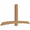 Ekena Millwork Bellingham Timber Gable Bracket, Western Red Cedar, 96"W x 48"H x 5 1/2"D x 5 1/2"F, 12/12 Pitch GBW096X48X0606BEL00SWR - alternate 2